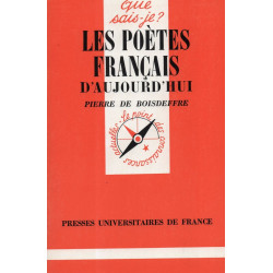 LES POETES FRANCAIS D'AUJOURD'HUI QSJ 1543